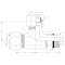 World Wide Fittings Flareless Straight Thread Run Tee Stainless Steel C6804X08X08X08SS - alternate 2